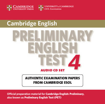 Cambridge Preliminary English Test 4 Audio CD Set (2 CDs) -  Cambridge ESOL