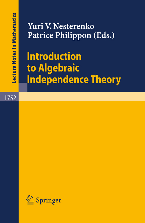 Introduction to Algebraic Independence Theory - 