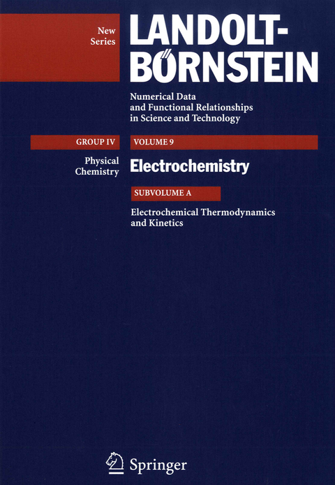 Electrochemical Thermodynamics and Kinetics - Rudolf Holze