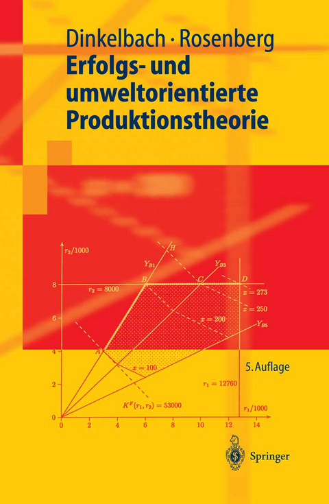 Erfolgs- und umweltorientierte Produktionstheorie - Werner Dinkelbach, Otto Rosenberg