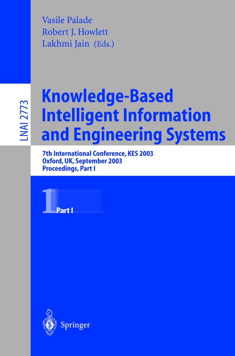 Knowledge-Based Intelligent Information and Engineering Systems - 