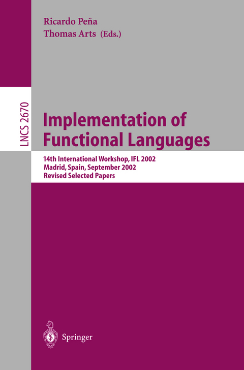 Implementation of Functional Languages - 