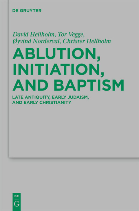 Ablution, Initiation, and Baptism - 