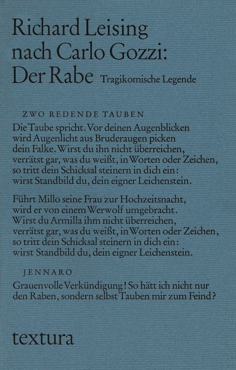 Der Rabe - Richard Leising, Carlo Gozzi