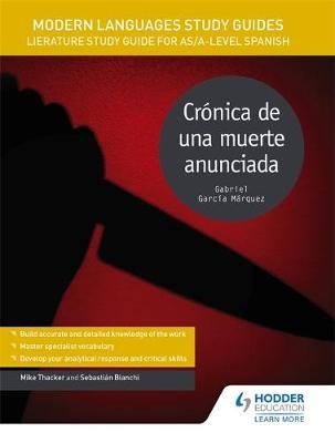 Modern Languages Study Guides: Cr nica de una muerte anunciada -  Sebastian Bianchi,  Mike Thacker