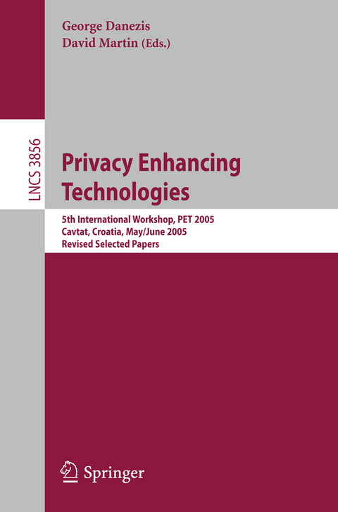 Privacy Enhancing Technologies - 