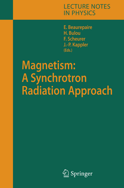 Magnetism: A Synchrotron Radiation Approach - 