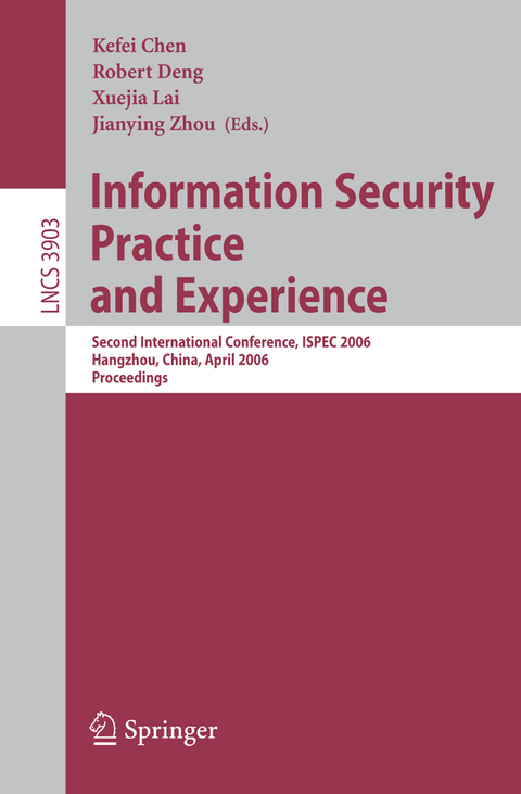 Information Security Practice and Experience - 