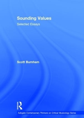 Sounding Values - Scott Burnham
