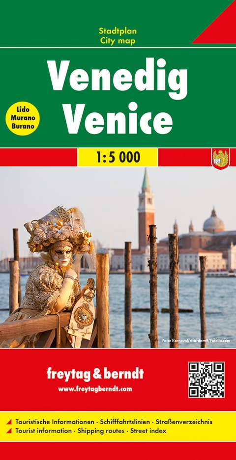 Venedig, Stadtplan 1:5.000 - 