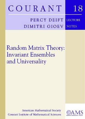 Random Matrix Theory - Percy Deift, Dimitri Gioev