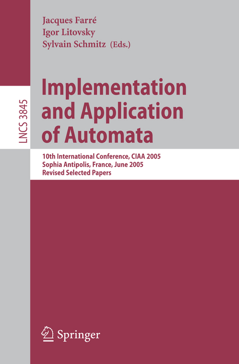 Implementation and Application of Automata - 