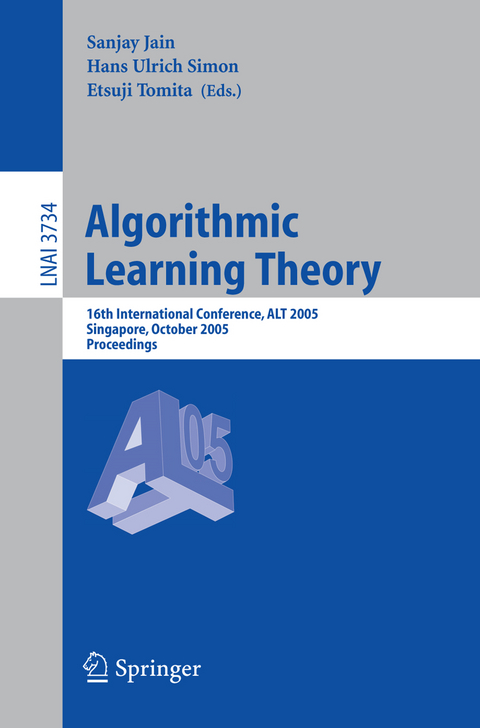 Algorithmic Learning Theory - 