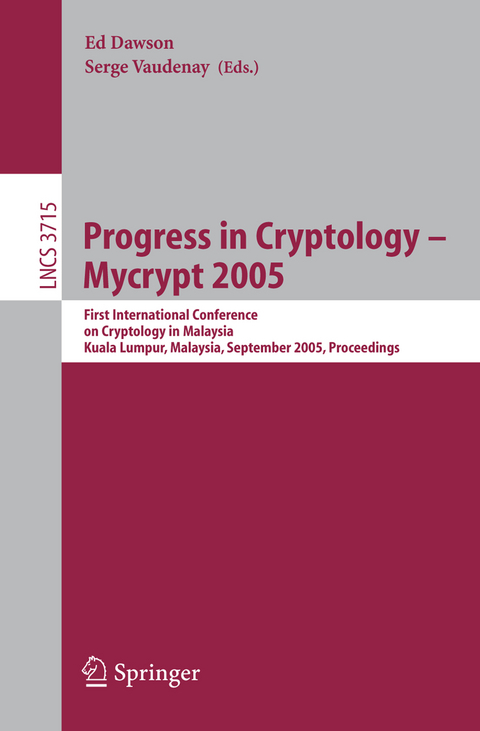 Progress in Cryptology – Mycrypt 2005 - 