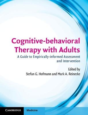 Cognitive-behavioral Therapy with Adults - 