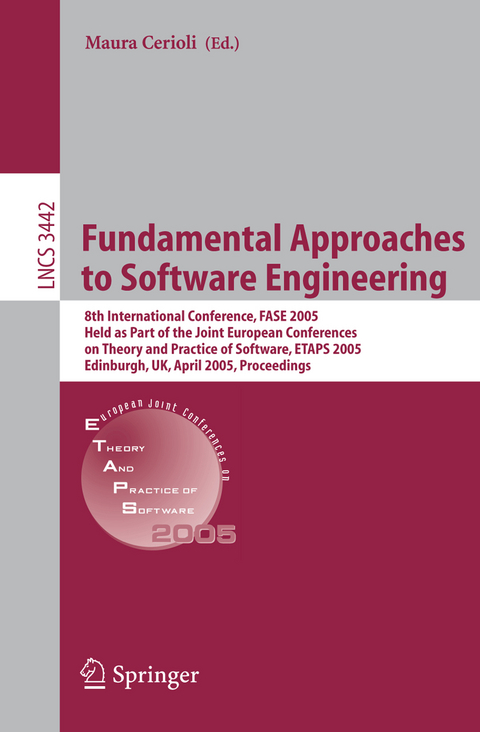 Fundamental Approaches to Software Engineering - 