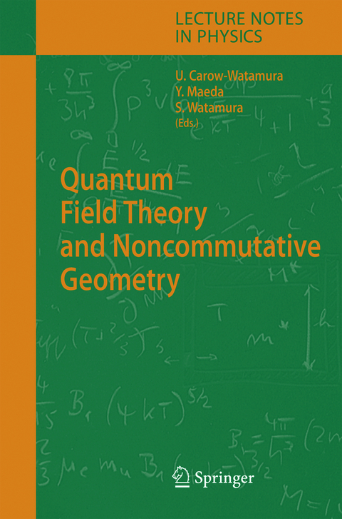 Quantum Field Theory and Noncommutative Geometry - 