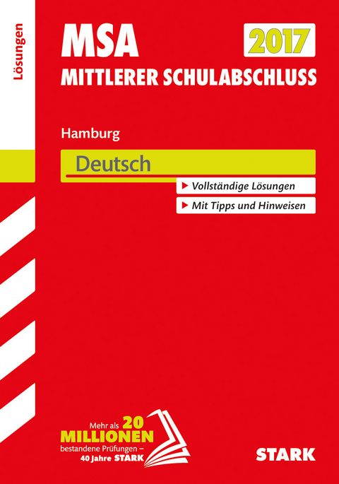 Mittlerer Schulabschluss Hamburg - Deutsch Lösungen