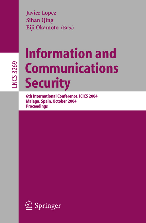 Information and Communications Security - 