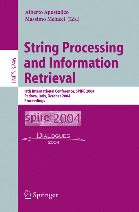 String Processing and Information Retrieval - 