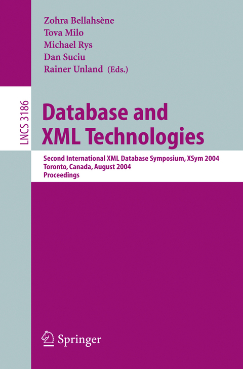 Database and XML Technologies - 