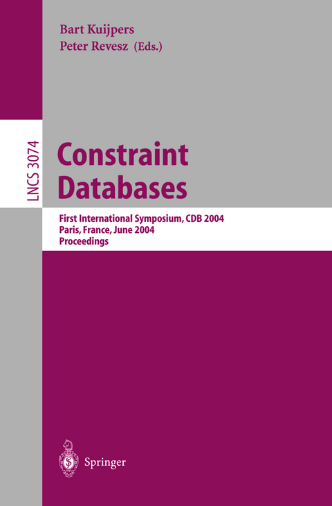 Constraint Databases and Applications - 