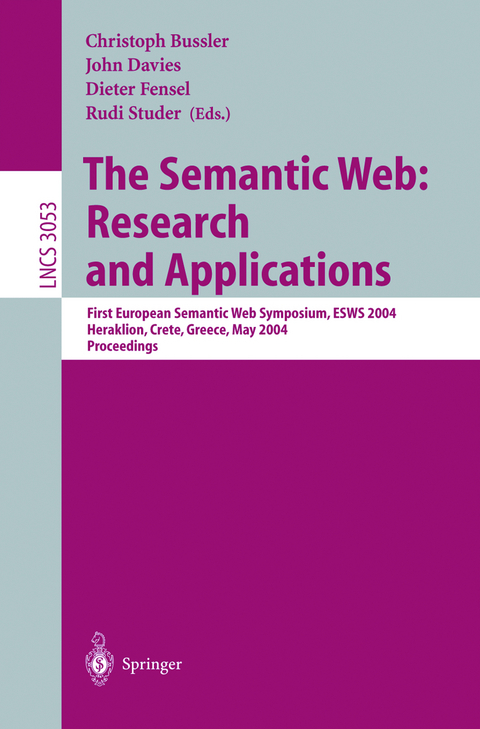 The Semantic Web: Research and Applications - 