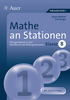 Mathe an Stationen 8 - Marco Bettner, Erik Dinges