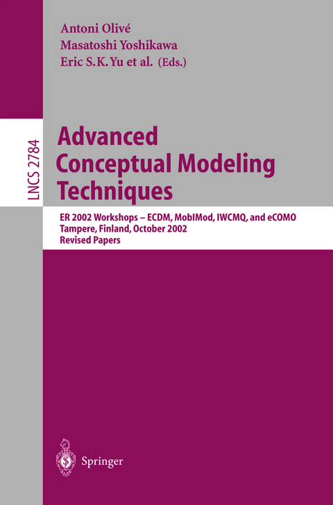 Advanced Conceptual Modeling Techniques - 