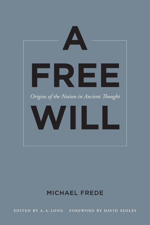 A Free Will - Michael Frede