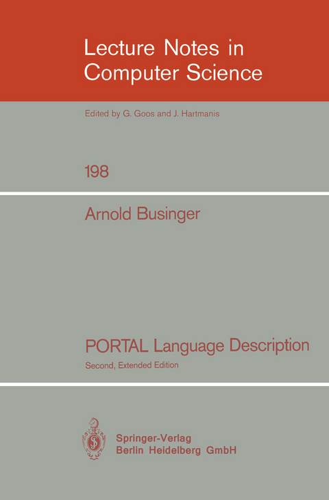 PORTAL Language Description - Arnold Businger