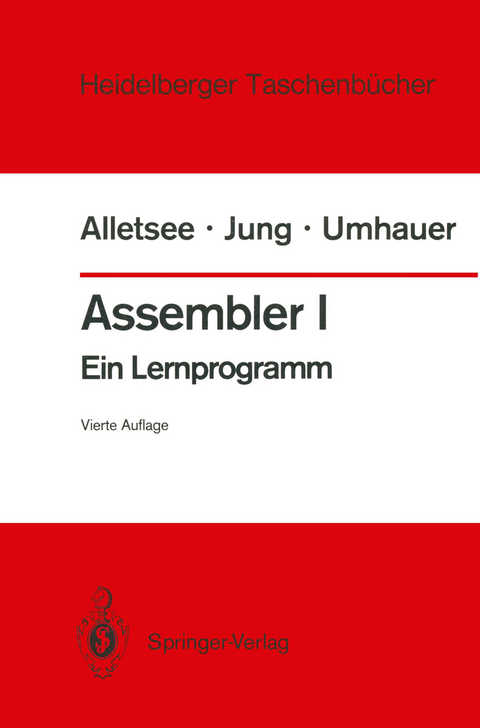 Assembler I - Rainer Alletsee, Horst Jung, Gerd F. Umhauer