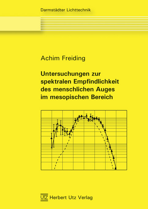 Untersuchungen zur spektralen Empfindlichkeit des menschlichen Auges im mesopischen Bereich - Achim Freiding