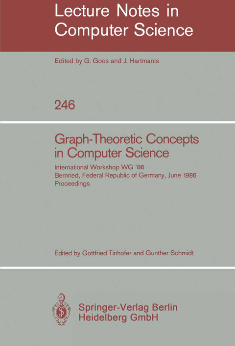 Graph-Theoretic Concepts in Computer Science - 