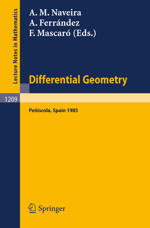 Differential Geometry, Peniscola 1985 - 