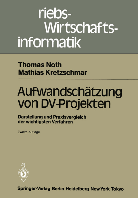 Aufwandschätzung von DV-Projekten - Thomas Noth, Mathias Kretzschmar