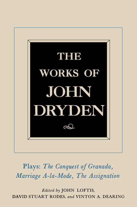 Works of John Dryden, Volume XI -  John Dryden