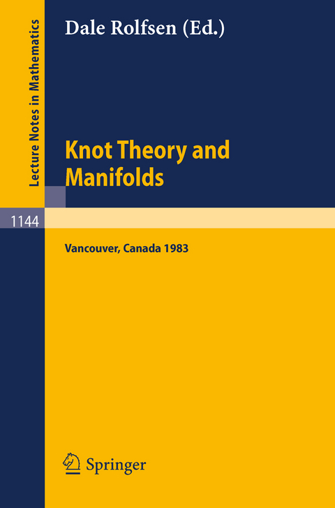 Knot Theory and Manifolds - 