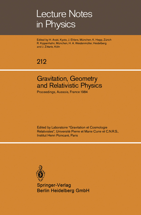 Gravitation, Geometry and Relativistic Physics - 