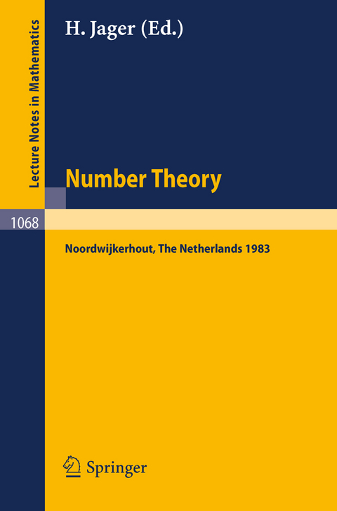 Number Theory, Noordwijkerhout 1983 - 