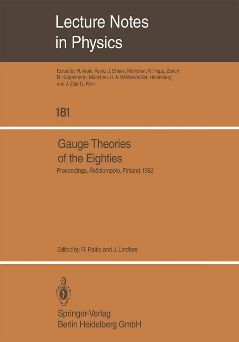 Gauge Theories of the Eighties - 