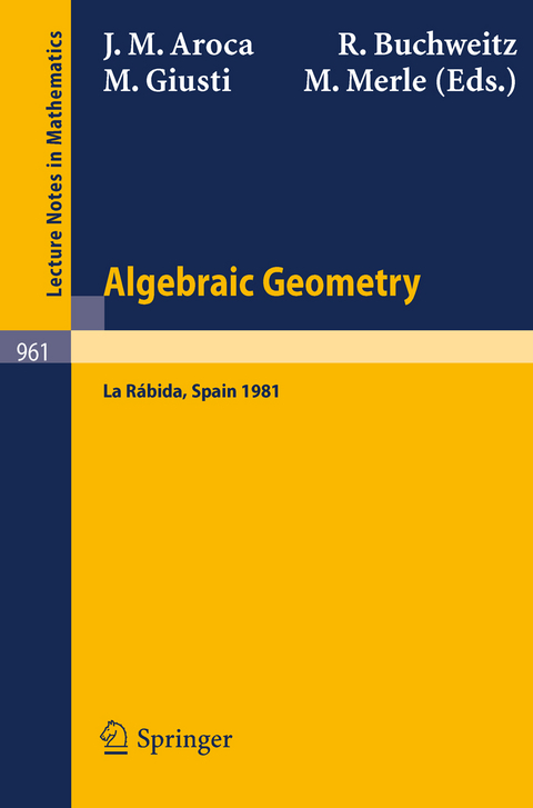 Algebraic Geometry - 