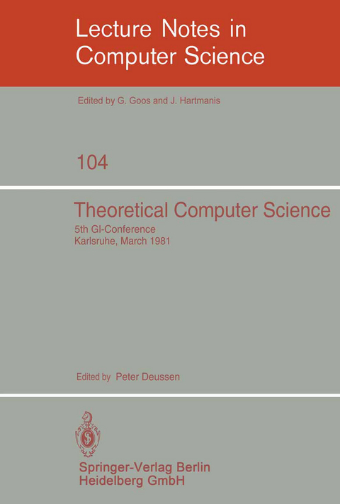 Theoretical Computer Science - 