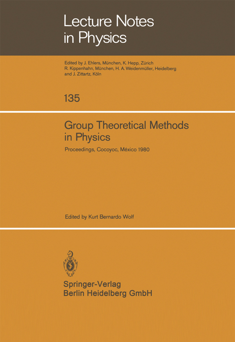 Group Theoretical Methods in Physics - 