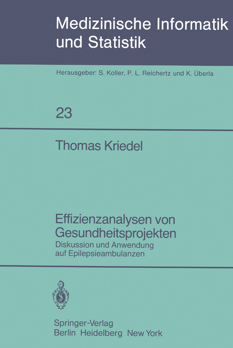 Effizienzanalysen von Gesundheitsprojekten - T. Kriedel