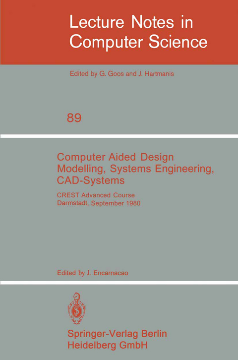 Computer Aided Design Modelling, Systems Engineering, CAD-Systems - 