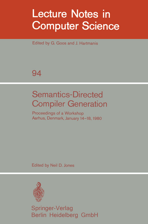 Semantics-Directed Compiler Generation - 