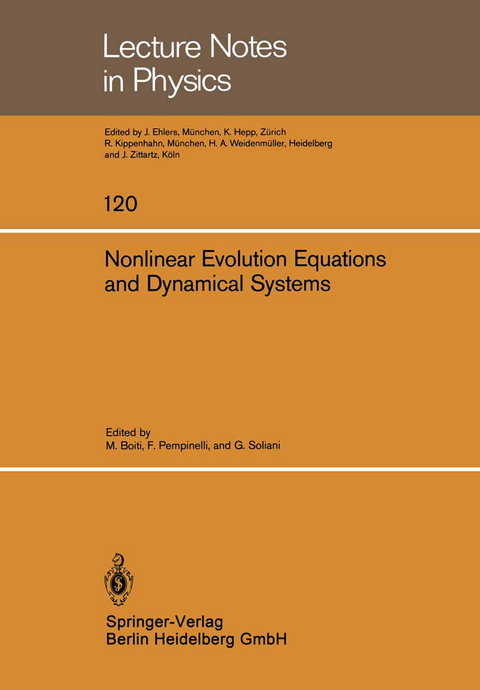 Nonlinear Evolution Equations and Dynamical Systems - 