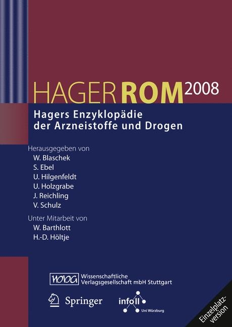 HagerROM 2008. Hagers Enzyklopädie der Arzneistoffe und Drogen - 