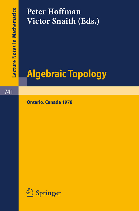 Algebraic Topology. Waterloo 1978 - 